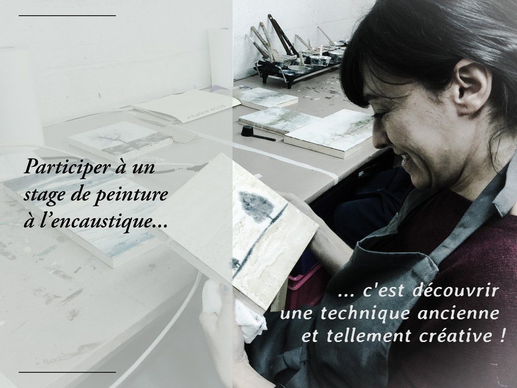 Participez à un stage pour découvrir la peinture à l'encaustique