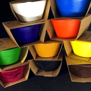 Set de 10 pains de peinture à l'encaustique