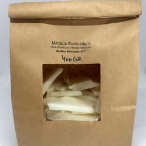 Sac de mmorceaux de médium encaustique